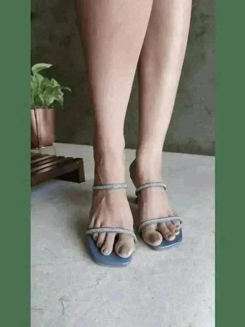 Matisse Blue Heels - cunei